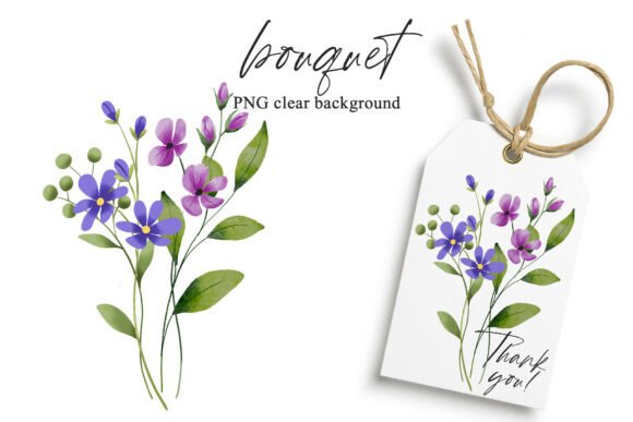 Download Watercolor Flowers Clipart Bouquet, PNG. - Watercolor Collection